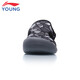 Li Ning Children's Shoes Children's Sandals Men's and Women's Summer Style Baotou Velcro Beach Sneakers 33YKUQ058-41
