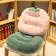 Yingzhu'er cushion office chair sedentary bench thickened seat cushion student classroom dormitory butt pad can sit on the ground mat Dinosaur mat one side plush mat one side heightening skin-friendly cushion universal for all seasons