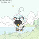 
Raincoat Meow If History Is a Group of Meows Cute Peripheral Keychain Headphones School Bags and Pendant Gifts 5cm D-shaped Button Pendant_A848--Raincoat Style- Oil