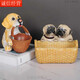 Ornaments for putting keys, storage box for putting keys, ornaments for putting keys, light luxury dog ​​storage ornaments, creative artist, cute pet-Labrador