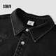 Semir Senrou Denim | Long-sleeved shirt men's retro washed denim jacket autumn loose top 103524105101