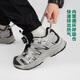 Zapatillas para niños zuoxi boys shiters para niños otoño al aire libre zapatos de carrera transpirables 2025 nuevos zapatos de perilla plateado 33
