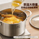 ASD small steamer soup pot uncoated 304 stainless steel thickened home kitchen multi-functional steamer cooking and stew integrated pot thickened 304 stainless steel soup steamer 24cm