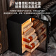 CIGARLOONG 130C cigar cabinet constant temperature and humidity fingerprint lock design water ion ammonia removal compressor air-cooled frost-free cedar wood alcohol maintenance box nourishing naked nourishment household cigar humidifier luxury cedar wood alcohol nourishment fingerprint lock + purified ammonia + WiFi