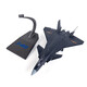 
Not stopped J-20 aircraft model alloy simulation military model ornament children's gift retirement souvenir 1:72 black WZHL-15935