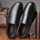 Classic Car (Wecker) Herbst und Winter Cowide Herrenschuhe für Mitte des Alters mittleren Alters und älteren Daddy Lederschuhe für Männer weiche Leder runde Zehen Fuß Nicht-Schlupf-Freizeit-Lederschuhe für Männer plus Samt Lyc9901m schwarz hinzufügen [Fleece hinzufügen, um es warm zu halten] 40