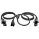 
Huawei CE16804 power cord HVDC3 straight female-PDU-C20/C14 straight male-PI curved male/direct male 2.5 meters C14-HVDC3 1.5 square 3m