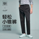 HaiLan Home (HLA) casual pants for men's light business fashion series comfortable pants for men's spring black 33 180/88A(XL) Recommended 72-78kg