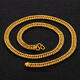Prodigal Heart Gold Store Style Blessing Button Men's Vietnamese Horsewhip Necklace Anti-Authentic 24K Gold 520 Valentine's Day Gift Necklace Thick 5