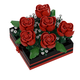 Caja de flores Palabras secretas bloques de construcción Bouquet inmortal juguetes ensamblados adornos de rompecabezas tridimensionales para novia de cumpleaños regalo de San Valentín 4 enrollados de caja de flores 7371-7374