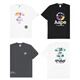 
Aape trendy brand AAPE short-sleeved T-shirt ape man and a round neck men and women loose spring and summer pure cotton camouflage printed base shirt black 691 XL140-160Jin [Jin equals 0.5 kg]