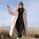 Three Colors Song Yi's Same Style 2025 Winter New Waterproof Down Jacket 90 White Duck Down Quilt Jacket Long M Light Pink L 165/88A Loose Version Can Be Taken Small