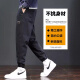Zhaoxun short men's pants 160 cropped pants men's autumn and winter 2024 new sports long tying loose sports workwear 689 camel M (95-110Jin [Jin equals 0.5 kg])