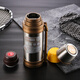 
Sibao Thermal Pot 304 stainless steel Panao B2 outdoor travel portable large capacity car kettle 2100ml Panao c2-1050ml Champagne golden
