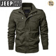 JEEP SPIRIT二战外套男德国美军男士外套德军夹克二战复古飞行员 薄款 9903军绿色 90-115斤 建议 M