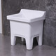 Lefit (lfte) bathroom ceramic mop pool balcony mop trough household Taiwan-controlled large, medium and small mop basin courtyard mop pool 922A manual water delivery to home