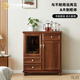 MIVM Neues chinesisches High-End-Massivholz-Tee-Barmaschine Haushaltskabinett Integrierter Schrank Wohnzimmer High-End-Ess-Seitenschrank Vollautomatisch intelligentes Wasserspender CZZ9905/Desinfektion Modell-rotes braun-solides Holz zwei-türtiger Modell-Voice-Binghitzer