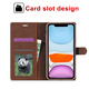 
Suitable for iPhone13 wallet leather case 8Plus mobile phone case skin feeling protective case card Apple 11Pro leather case black iPhone 12 5.4