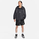 Nike (Nike) Jacke Herren 2025 Sommer New Los locker gewebte Freizeitsportstickerei Leichtes Halbzipper Sweatshirt Jacke FN3893-010 Black M
