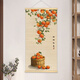 Shishi Ruyi Chinese style bamboo curtain hanging painting tea room living room study vertical version bamboo decorative painting entrance Zen painting Shishi Ruyi 6 width 40*height 80 pine wood