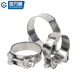 GUWANJI 201 stainless steel hose clamp quick installation gas pipe buckle clamp strong water pipe clamp pipe clamp clamp pipe clamp 201-213 2 pcs