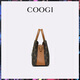 COOGI bag women's bag light luxury brand hand-held tote bag women's crossbody bag Valentine's day birthday gift to girlfriend wife coffee color direct delivery Kyokura