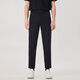 Carbin Men's Casual Pants Spring and Summer LOGO Embroidered Pants Slim-fitting Small Pants I Coal Black 01 M /170/48