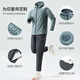 BURUITE sports suit men's spring and autumn running training clothes quick-drying clothes fitness clothes tight cycling equipment morning running equipment black sports five-piece set M recommended 100-120Jin Jin equals 0.5 kg