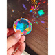 Meifuren K9 crystal glass diamond color artificial gem toy refraction rainbow children's gift gift ins 4 cm colorful diamond