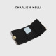 CHARLIE & KELLI官网 CK轻奢包包女2025新款夏简约百搭折叠卡包小巧钱包 红色