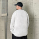 Su Xinger T-shirt de grande taille pour l'automne et l'hiver pour les hommes et la grande tendance T-shirt à manches longues décontractées et polyvalentes T1391 White 3xl 175-200jin [Jin est égal à 0,5 kg]