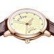 
Julius watch women's simple temperament new retro belt watch calendar quartz couple small round watch men's watch women's watch 1391 versatile brown [women's model]