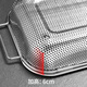 Huangsi retractable drain basket kitchen sink filter multi-functional stainless steel vegetable washing fruit draining dish basin rack 30*22*5.5cm retractable drain basket