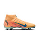 Nike Mercurial Series Mbappe Men's High Top MG Football Shoes Winter NIKE SUPERFLY 10 FQ8293 801 Light Melon Orange/Peacock Blue/Igloo Blue 45