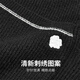 马克华菲毛衫男秋冬季简约明线V领宽松开衫针织羊毛衫男 黑色 54/XL 