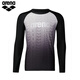 Arena arena traje de baño para hombres diseño de manga larga protección solar surf de altura alta y cómoda traje de baño top 5010 negro l