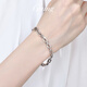 GsunG Platinum Men's Bracelet PT950 New AB Bracelet Fashion Cross Chain Platinum Women's Cuban Chain Single Set Horsewhip Priced by Gram Contact before bidding