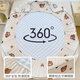Hualeji Class A quilted fitted sheet cover single piece waterproof diaper cover bed cover 2025 new mattress protector for all seasons Wombat fitted sheet single piece - suitable for 5-30cm inner mattress 90cm*200cm