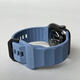 
Banmeiluo Powerful Watch Strap - Bamboo Corrugated Square Buckle Sports Silicone Watch Strap applewatch1098se65iwatch Misty Blue Apple s10.42mm