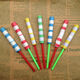 Coolle Ding Children's Magic Sticks toys Retractable Rod Nostalgic Traditional Gifts Kindergarten Children's Prize Gifts Post-8090 Medium Model [130cm Long][5 Packages]
