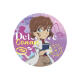 Zhiku Haibara AIBA La nueva insignia del detective Mori Lan Kid de amuro Penetración de la insignia del cumpleaños 12370 Insignias - Strange Thief Kid 58 mm Láser de vidrio roto Película