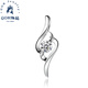 Fat Donglai same style platinum pendant without chain PT950 platinum women's platinum necklace single pendant single 18k Cupid white diamond