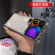 Jipai Xiaomi 17 mobile phone case with air bag and anti-fall Xiaomi 17pro silicone protective case lens all-inclusive anti-fall Xiaomi 17promax electroplating transparent transparent men and women simple model graphite black four-corner airbag anti-fall Xiaomi 17Pro (large hole free lens film)