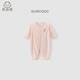 Guiqi Xiong light and refreshing cotton baby summer jumpsuit thin long-sleeved air-conditioned clothing baby stretchy sweatshirt cool feeling