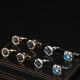 
Lie Shang [Gift Box Set 4-Piece Set] French Cufflinks Sleeve Nail Men's Cufflinks Cuffs Shirt Cuffs Cuffs Cuffs Male and Women Light Luxury Cufflinks 4-pair Set 001