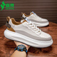 SEMER BRACH MEN'S CHAPOS 2025 Été Nouveau cuir Sports Forrest Gump Chaussures Adolescents Niche Original Casual Shoes Men Rice Brown 6189 42