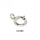 Fat Donglai's same style pt950 platinum necklace buckle PT950 Italian spring buckle accessories buckle 5MM, platinum, one