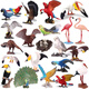 
Animal model solid simulation toy set cognitive birds, birds, eagle, parrot, peacock, flamingo ornaments, toucan S397/S679 (2 colors randomly sent 1)