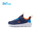 
361 children's sports shoes for boys and girls (3-12 years old) anti-collision toe toe dense net casual running shoes blue 32