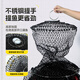 Jia Dongpu Jia Dongpu Fish Protector Black Pit Competitive Fishing Equipment Fish Net Pocket Fishing Net Quick-drying Fishing Gear Fishing Gear 45cm 2.7m Round Black Pit with Circles (Anti-jump Version)